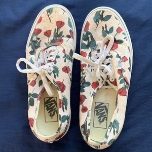 Vans Authentic Rose Print size 9